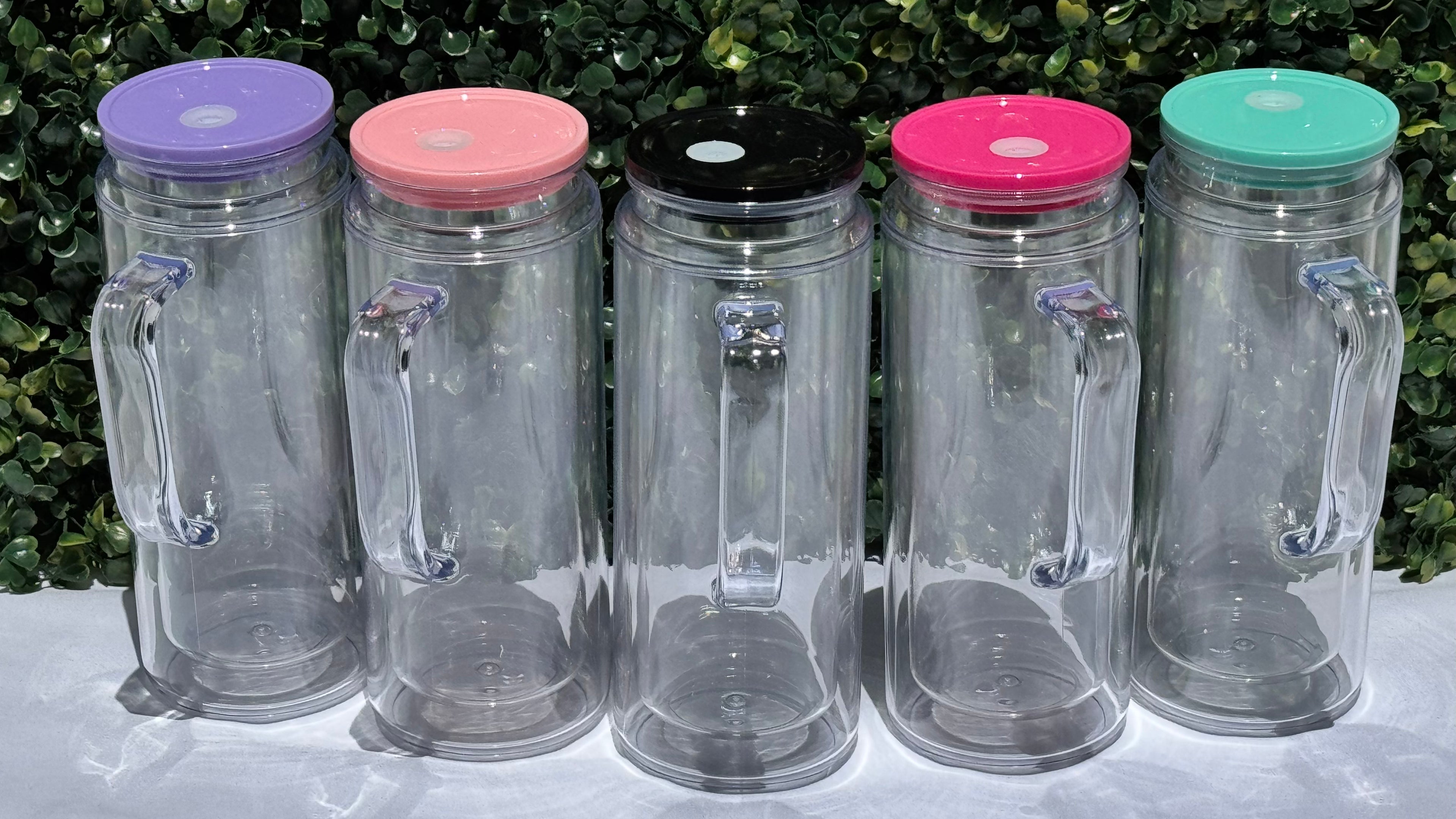 20oz Tumbler with handle and Jelly Lid