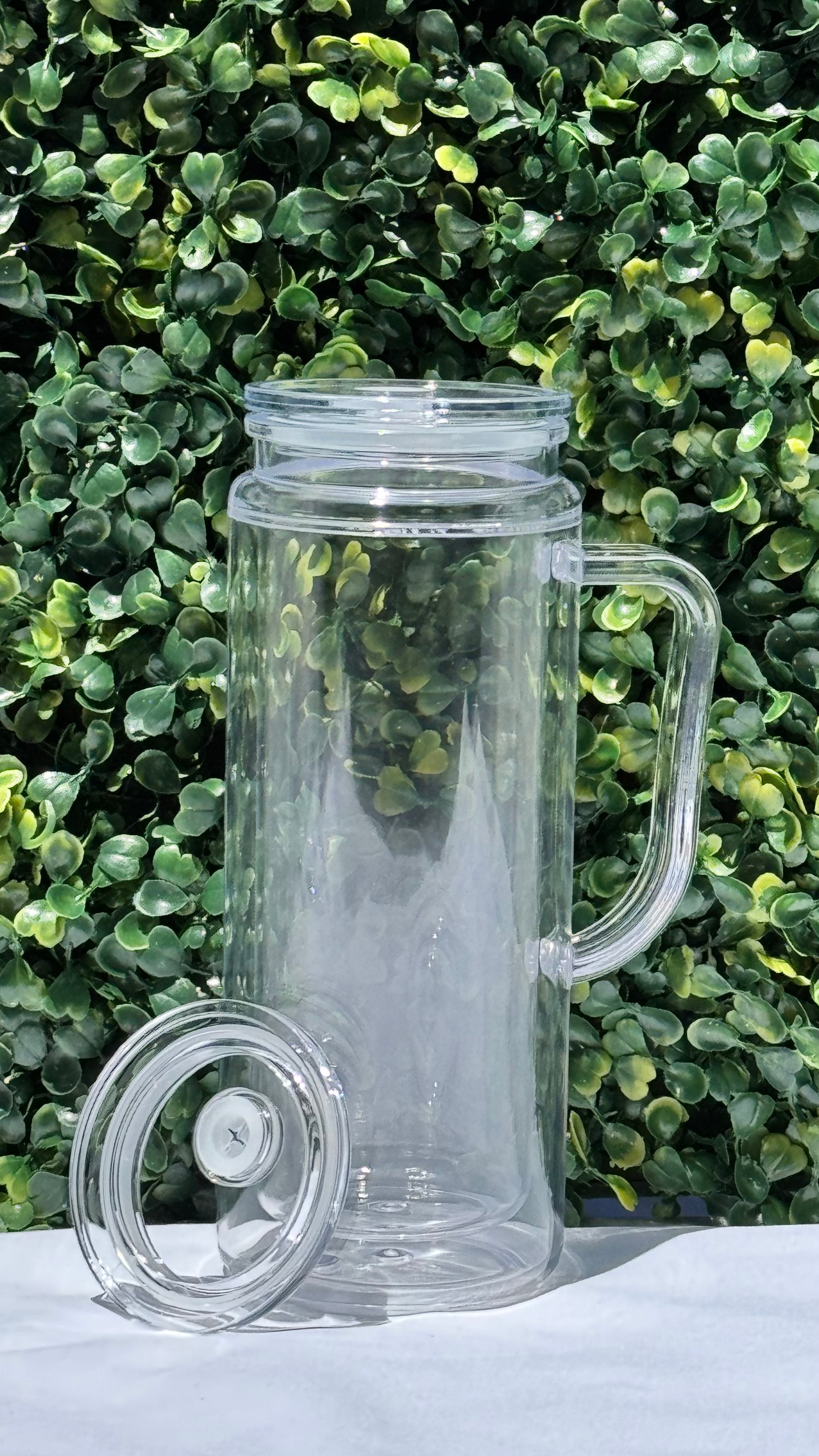 20oz Clear Snow Globe with Handle