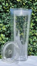 24oz Clear Tapered Snow Globe
