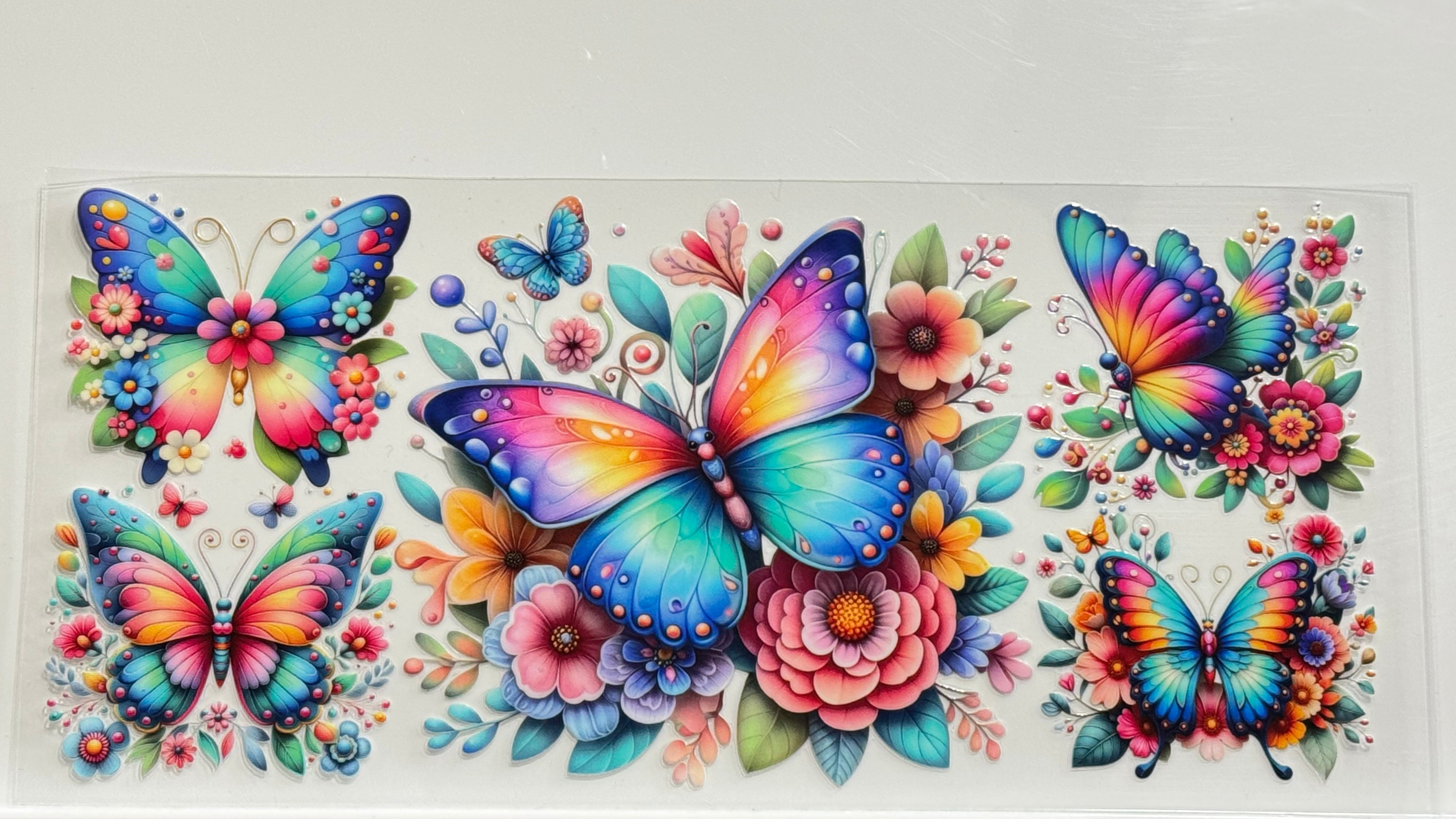 Butterflies & Flowers