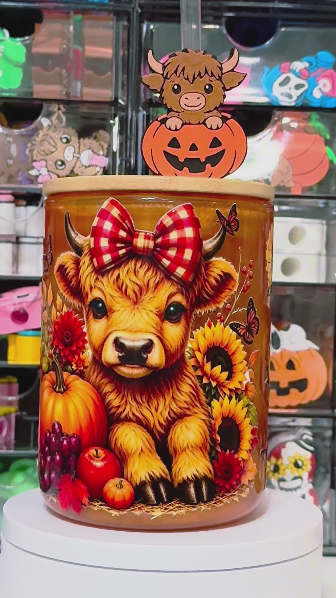 Autumn Highland Cow